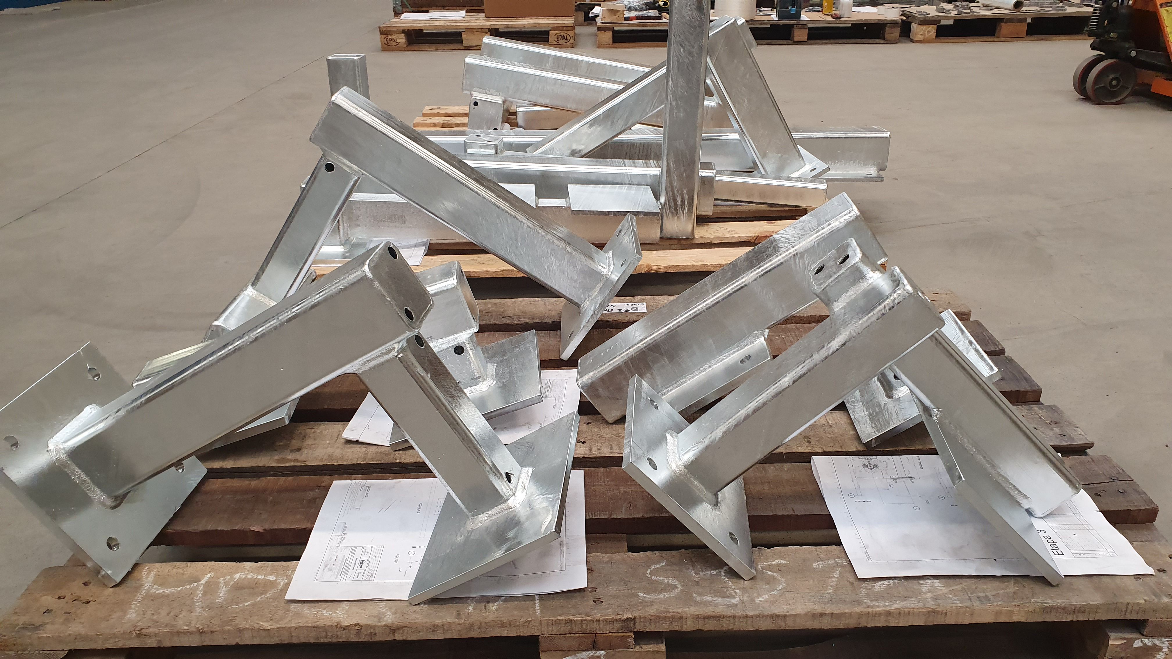 DELIVERY OF STEEL STRUCTURES TO A WASTE INCINERATOR IN GREAT BRITAIN WITH A TOTAL WEIGHT OF 25 TONS