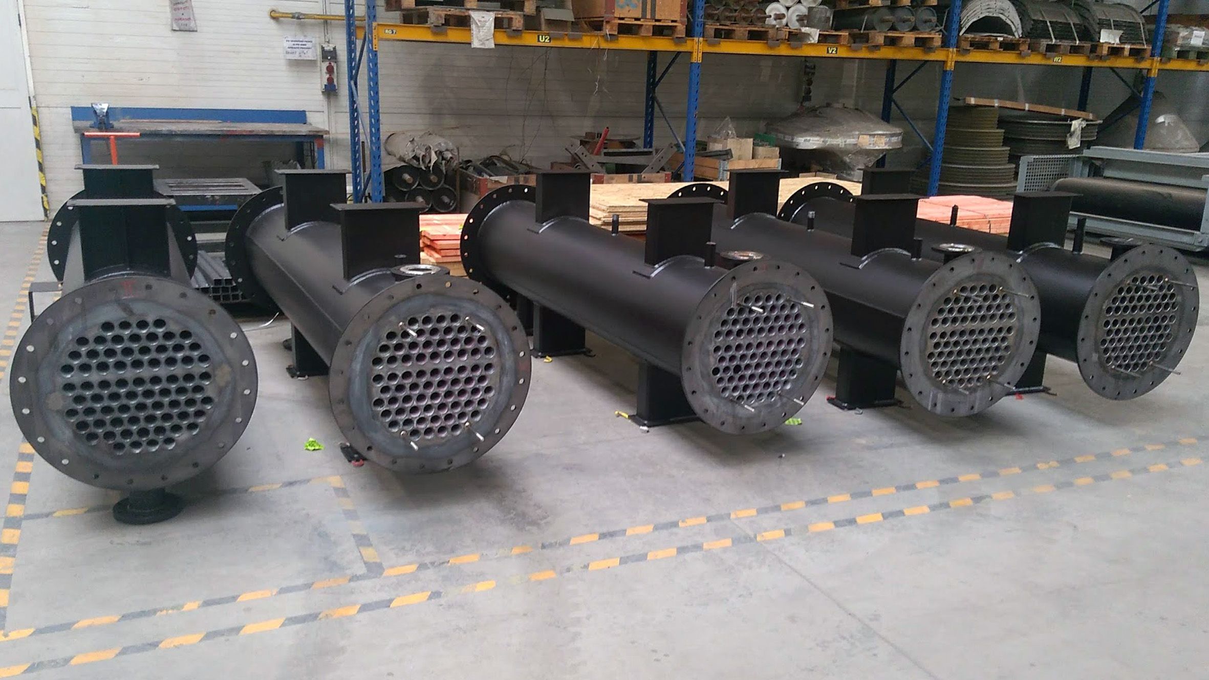 Fast delivery of pipes for manufacturing of heat exchangers