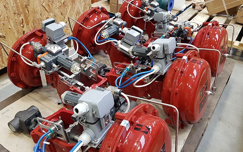 High pressure valves for the Canadian Lake Erie Generation project