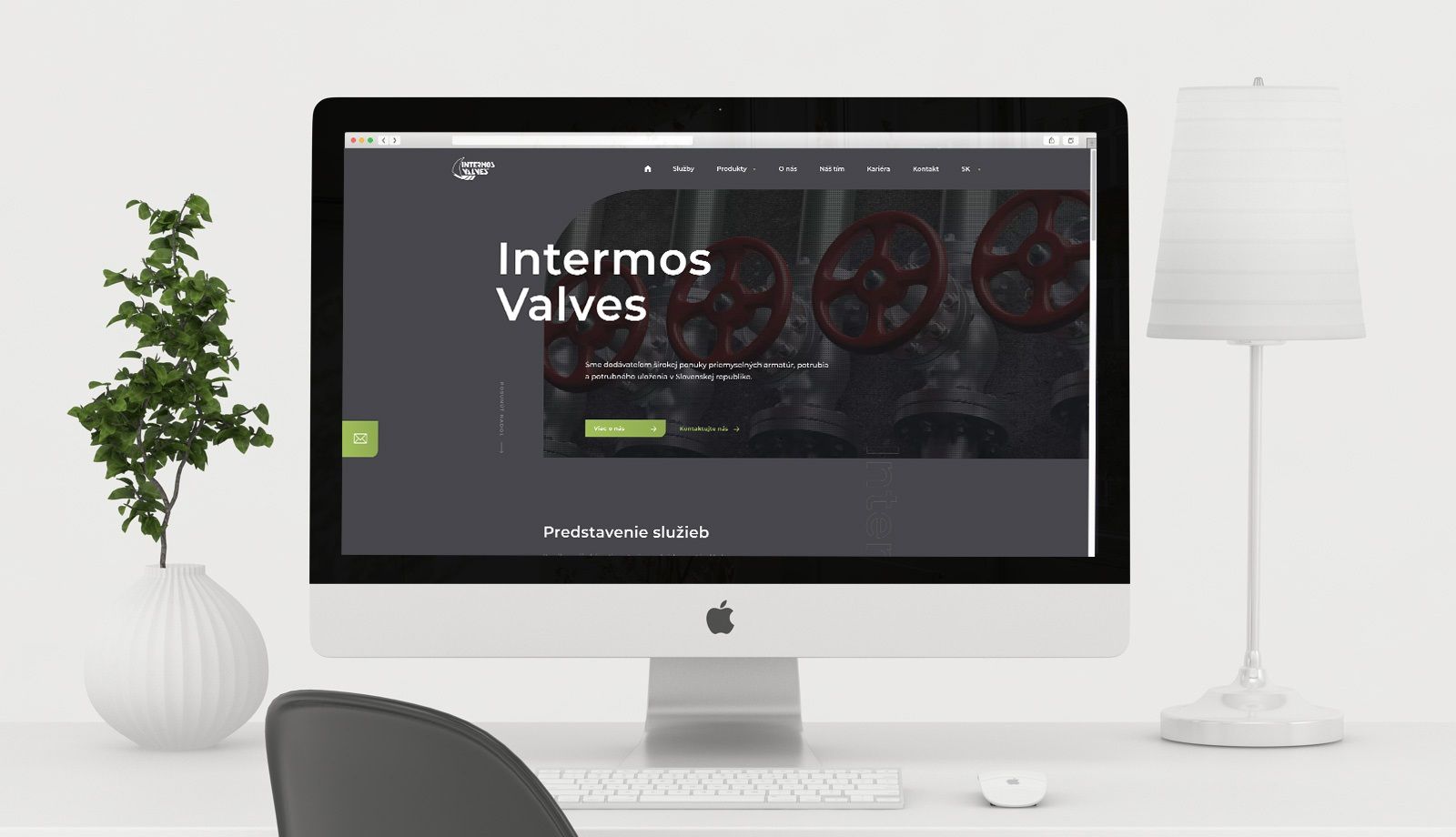 New website of INTERMOS VALVES, s.r.o.